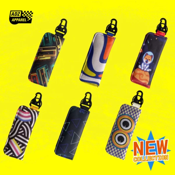ADZ Apparel Dompet STNK Mobil Motor Motif Gantungan Kunci Carabiner Premium 1