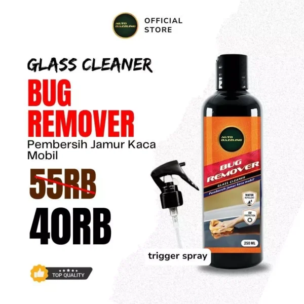 Auto Dazzling Bug Remover Pembersih Jamur Kaca Mobil dan Kaca Rumah Bonus Sarung Tangan 1