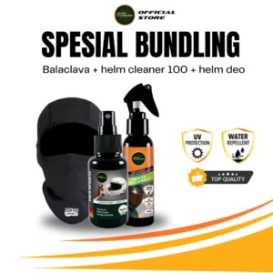 Paket Bundling Masker Balaclava Helm Cleaner 100ml dan Helm Deo - Gambar 2