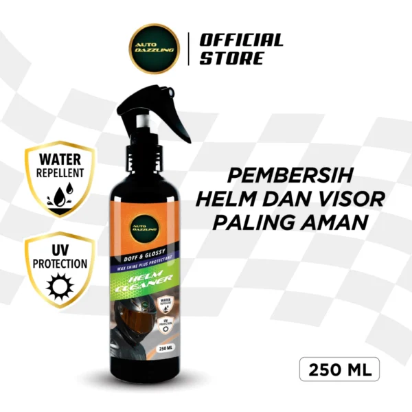 Auto Dazzling Helm Cleaner Pembersih Helm dan Visor Motor dengan Efek Daun Talas Doff & Glossy 1