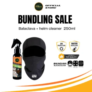 Paket Bundling Masker Balaclava dan Helm Cleaner 100ml - Gambar 3