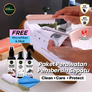 Paket Pembersih Sepatu Bonus Brush - Gambar 1