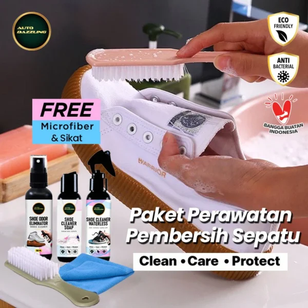 Auto Dazzling Shoe Cleaner Paket Lengkap Pembersih Sepatu X BRUSH 1
