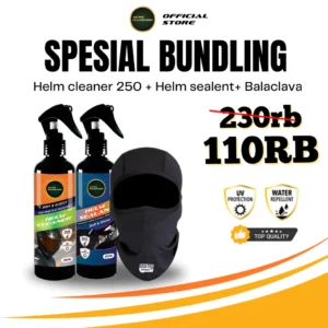 Special Bundling Masker Balaclava Helm Cleaner 250 ml dan Helm Sealent - Gambar 3