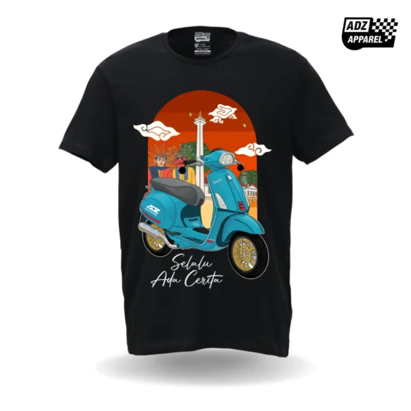 KAOS OTOMOTIF TSHIRT MOBIL DESIGN HONDA BEAT NMAX PCX XMAX VESPA PIAGGIO VARIO 1