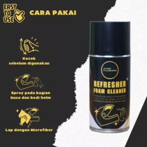 Auto Dazzling Refresher Foam Helm Cleaner - Gambar 2